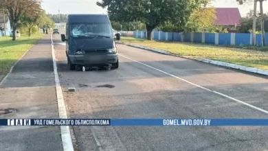 В Ельске водитель электровелосипеда погиб после столкновения с автомобилем