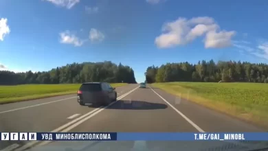 За обгон через сплошную в Минском районе водитель Volkswagen лишился прав на три месяца (видео)