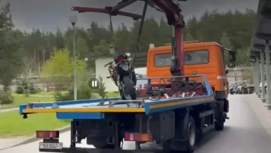 В Минске ГАИ задержала двух нетрезвых подростков на мотоциклах (видео)