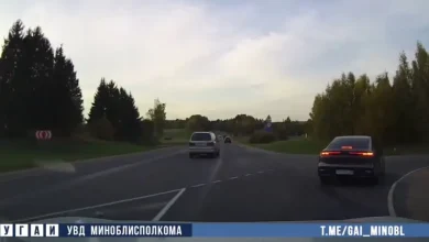 За опасный обгон минчанин лишен прав на 5 месяцев (видео)