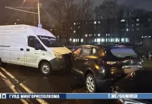 На Харьковской ДТП с участием четырех автомобилей