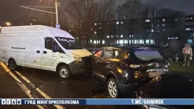 На Харьковской ДТП с участием четырех автомобилей