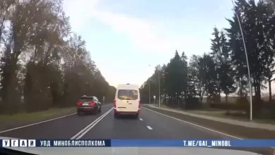 В Хатежино водитель Jeep выехал на встречную полосу и лишился прав на четыре месяца (видео)